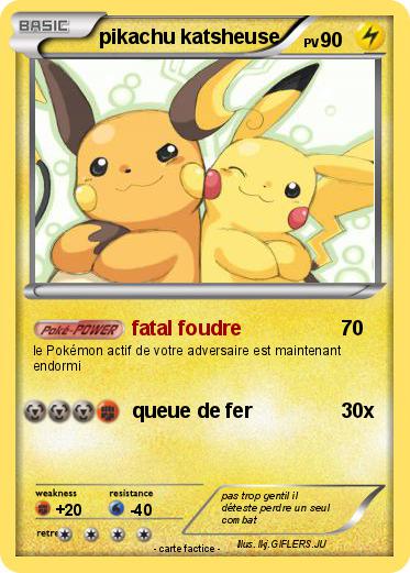 Pokemon pikachu katsheuse