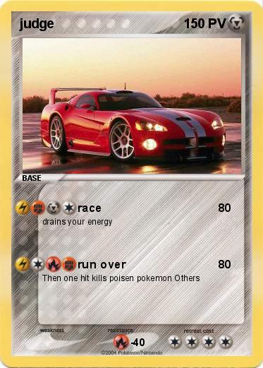 Pokemon judge