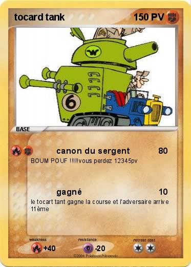 Pokemon tocard tank