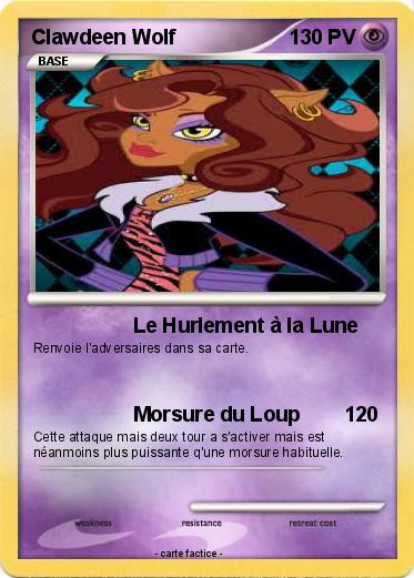 Pokemon Clawdeen Wolf