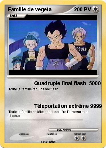 Pokemon Famille de vegeta