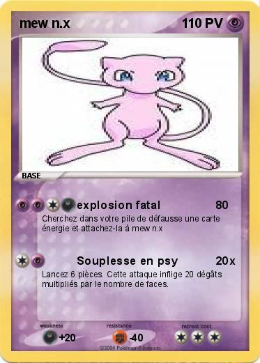 Pokemon mew n.x