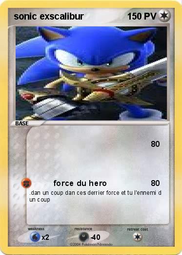 Pokemon sonic exscalibur