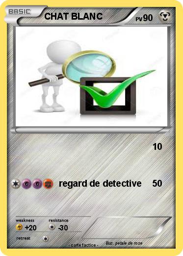 Pokemon CHAT BLANC