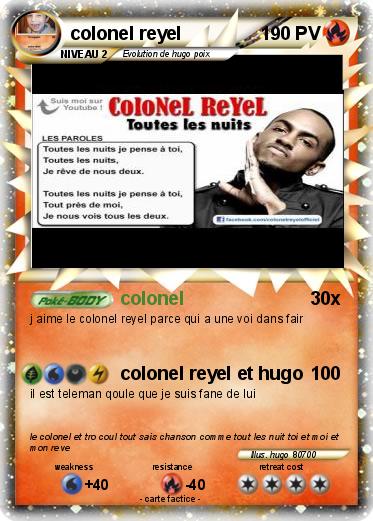 Pokemon colonel reyel