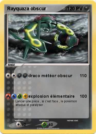 Pokemon Rayquaza obscur