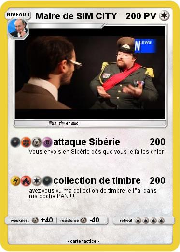 Pokemon Maire de SIM CITY