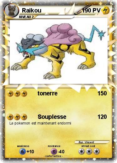 Pokemon Raikou