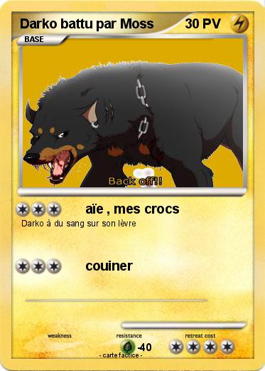 Pokemon Darko battu par Moss