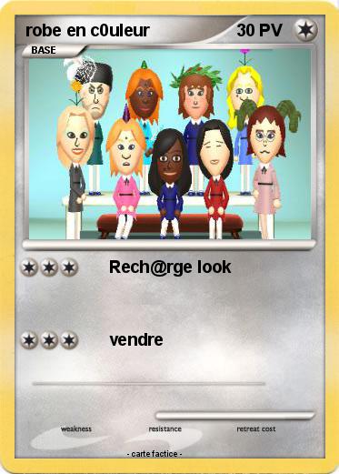 Pokemon robe en c0uleur