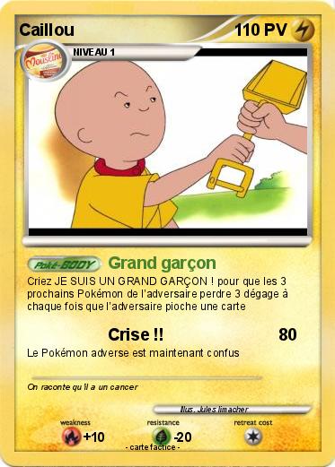 Pokemon Caillou