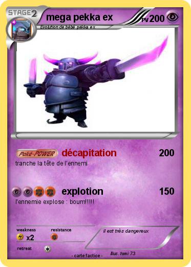 Pokemon mega pekka ex