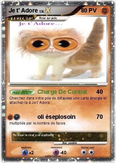 Pokemon Je t' Adore