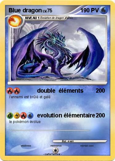 Pokemon Blue dragon