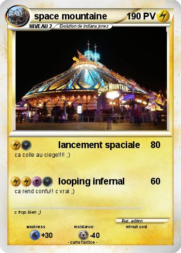 Pokemon space mountaine