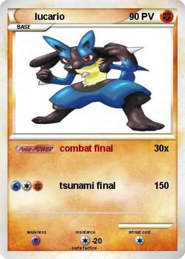 Pokemon lucario