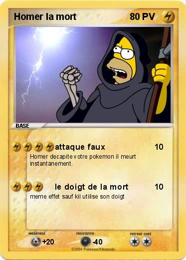 Pokemon Homer la mort