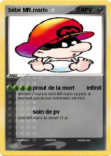 Pokemon bébé MR.mario                       0