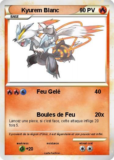 Pokemon Kyurem Blanc
