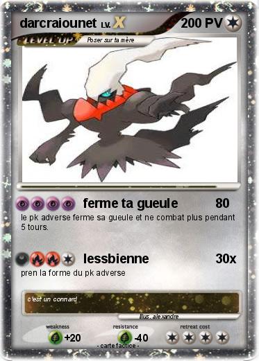 Pokemon darcraiounet
