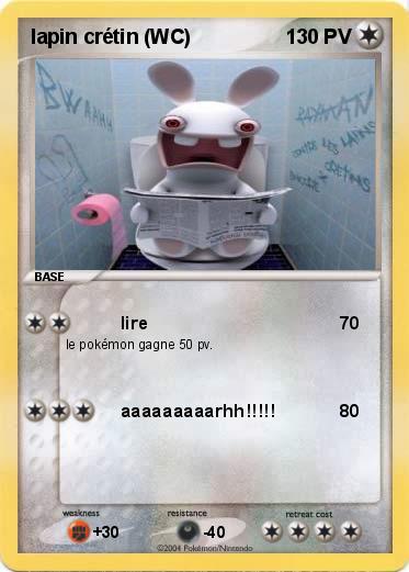 Pokemon lapin crétin (WC)