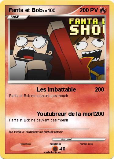 Pokemon Fanta et Bob