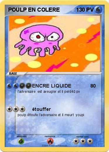 Pokemon POULP EN COLERE