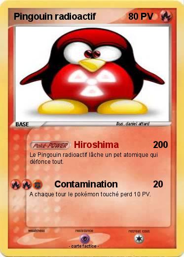 Pokemon Pingouin radioactif