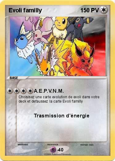 Pokemon Evoli familly