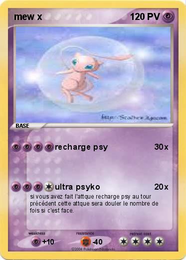 Pokemon mew x