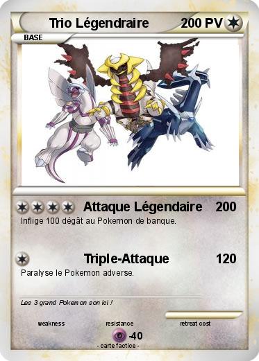 Pokemon Trio Légendraire