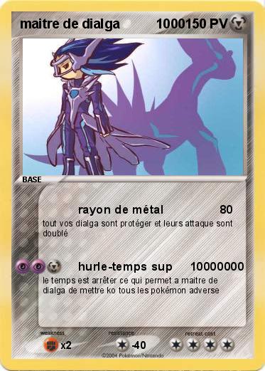 Pokemon maitre de dialga          1000