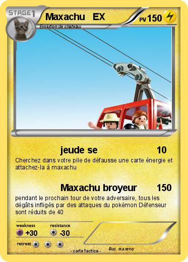 Pokemon Maxachu   EX