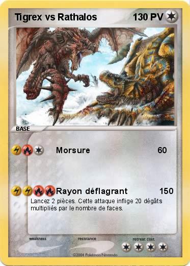 Pokemon Tigrex vs Rathalos
