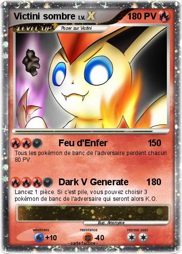 Pokemon Victini sombre
