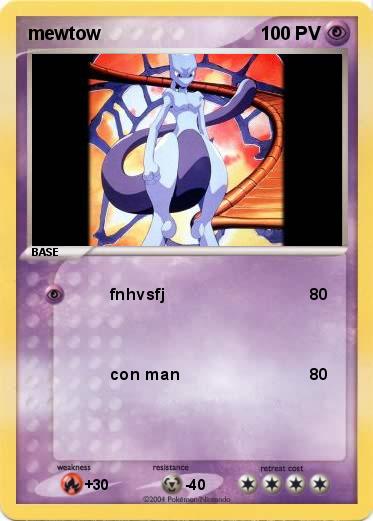 Pokemon mewtow