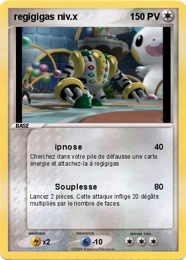 Pokemon regigigas niv.x
