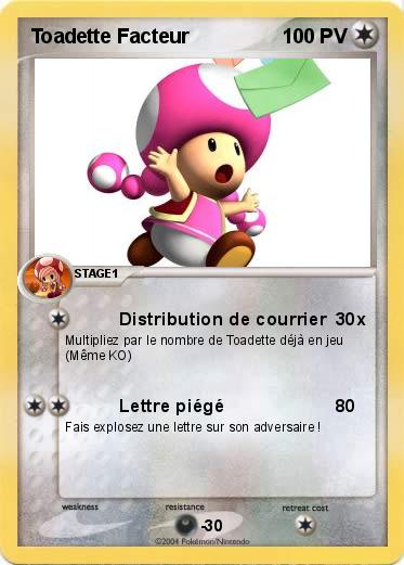Pokemon Toadette Facteur