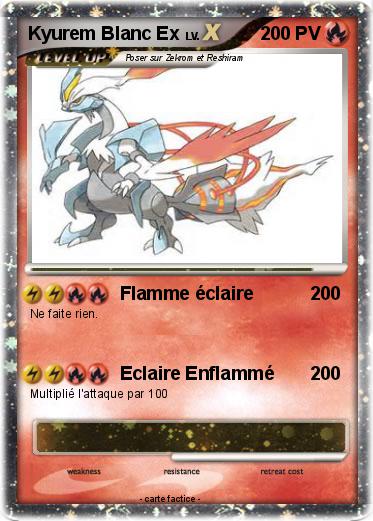 Pokemon Kyurem Blanc Ex