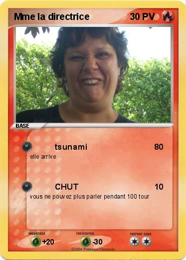 Pokemon Mme la directrice