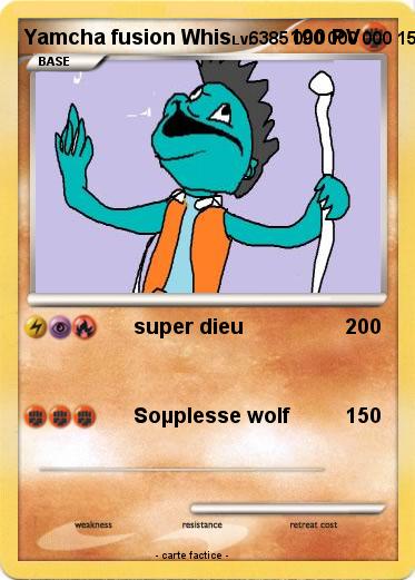 Pokemon Yamcha fusion Whis