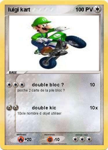 Pokemon luigi kart