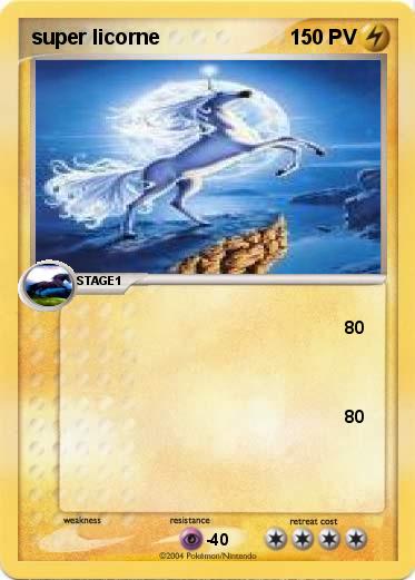 Pokemon super licorne