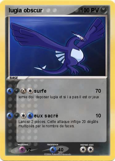 Pokemon lugia obscur