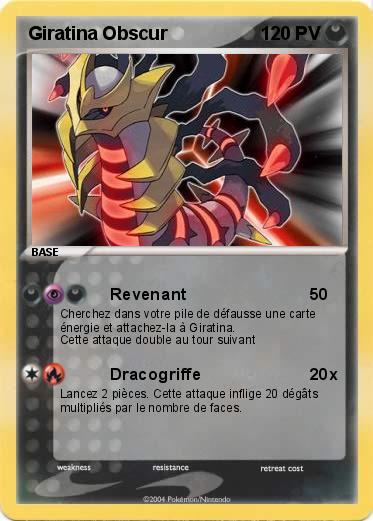 Pokemon Giratina Obscur