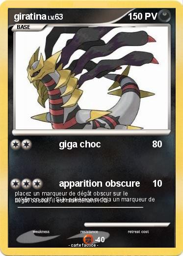 Pokemon giratina
