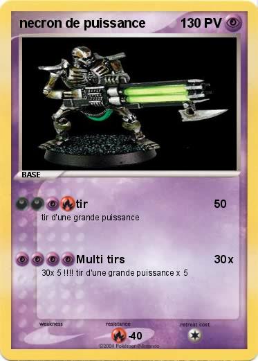 Pokemon necron de puissance 