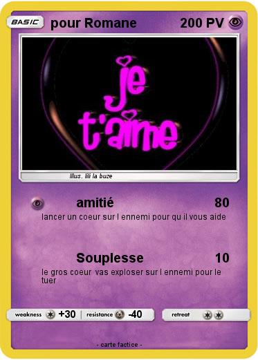 Pokemon pour Romane