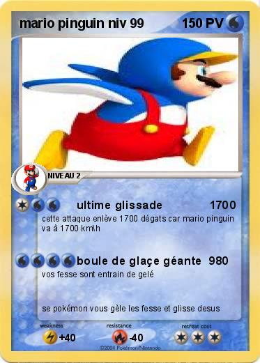 Pokemon mario pinguin niv 99