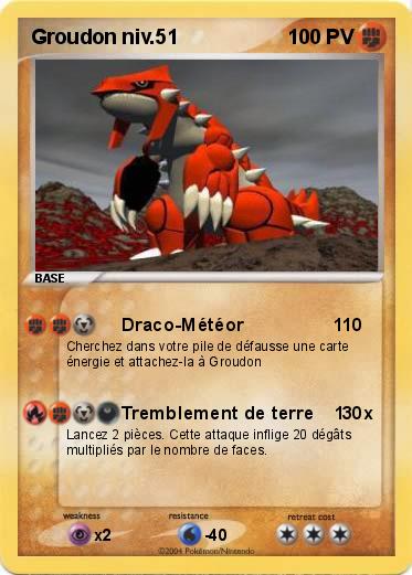 Pokemon Groudon niv.51